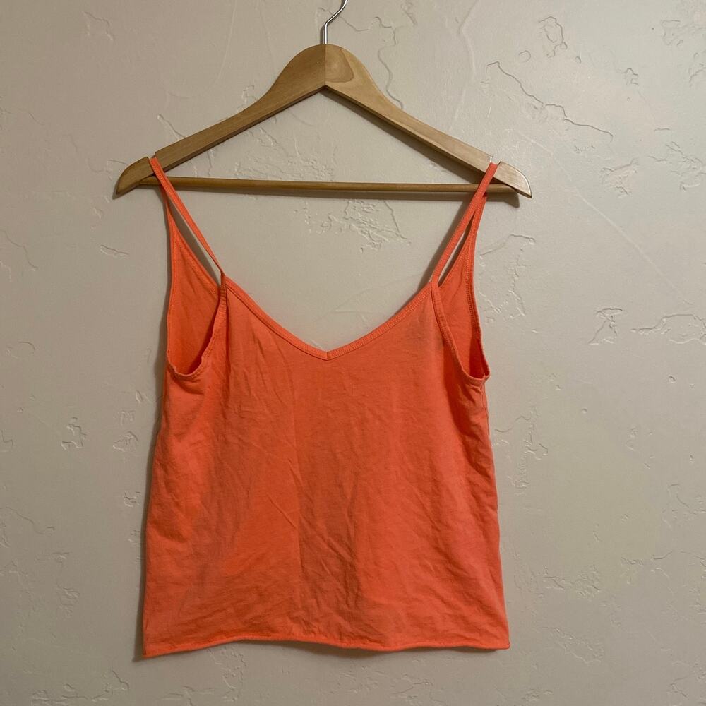 Moda International Tank Top Size Small Coral